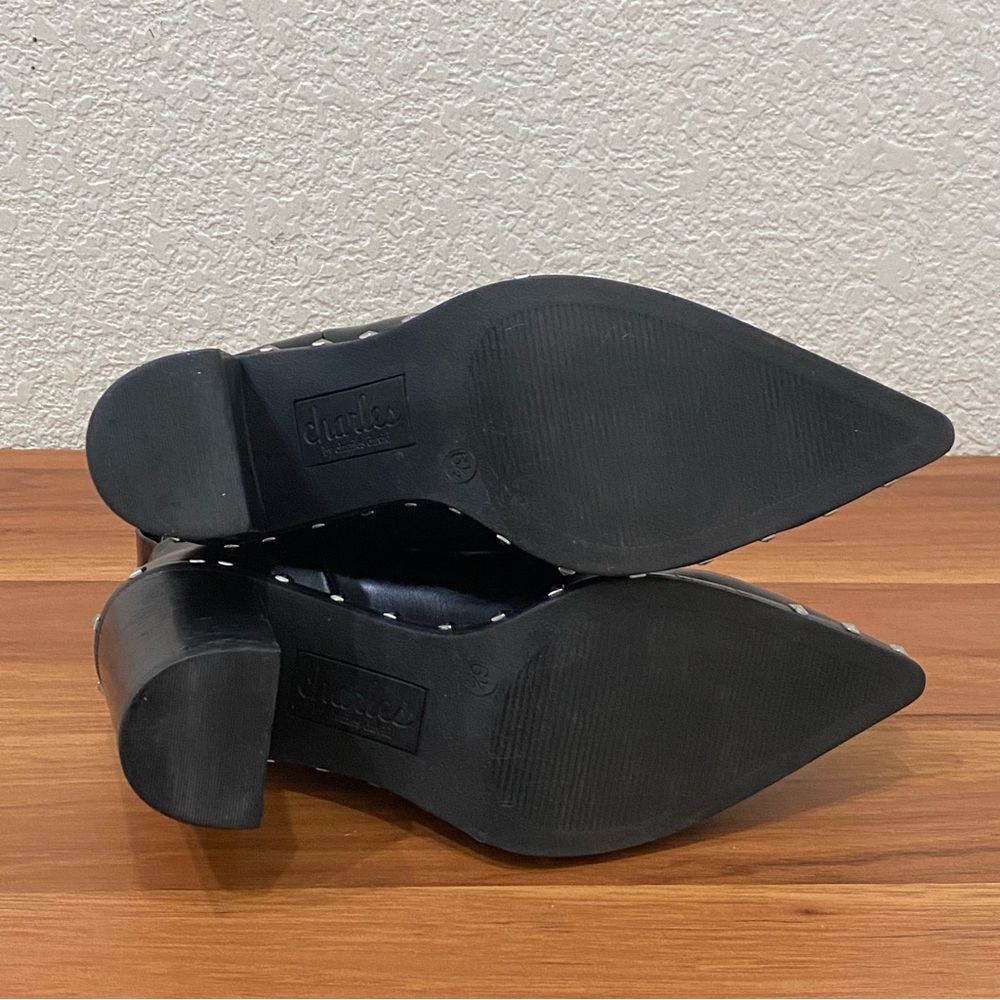 Charles By Charles David Dodger Black Pointy Stud… - image 8